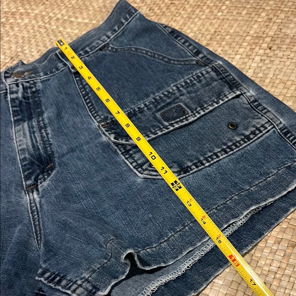 Lee Riveted Denim Women's Cargo Shorts ~ 16 - Picture 9 of 10